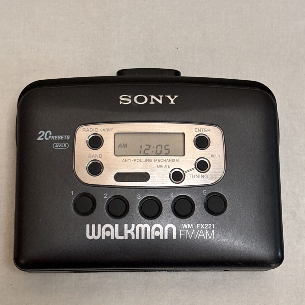 SONY Walkman WM-FX221 AM/FM Radio works great But Cassette Won't Play